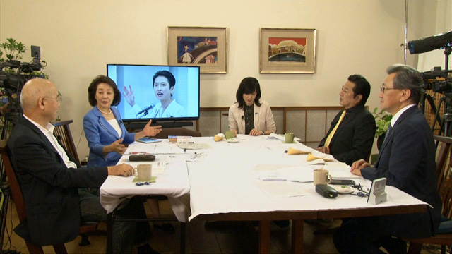 石橋文登・政治ジャーナリスト・千葉工大特別教授/有元隆志・産経新聞月刊『正論』発行人・調査室長/田北真樹子・産経新聞月刊『正論』編集長